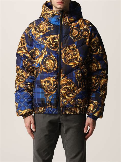 versace men's fur coat|Versace jeans couture jacket men's.